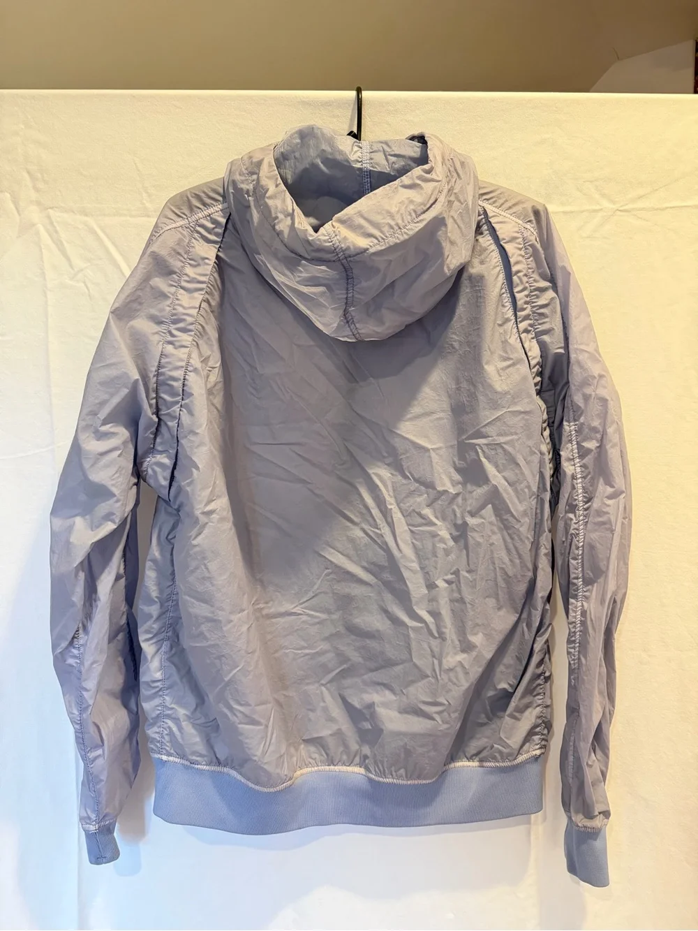 Stone Island Jacket Raincoat Lamy Velour Lilac Size Medium
